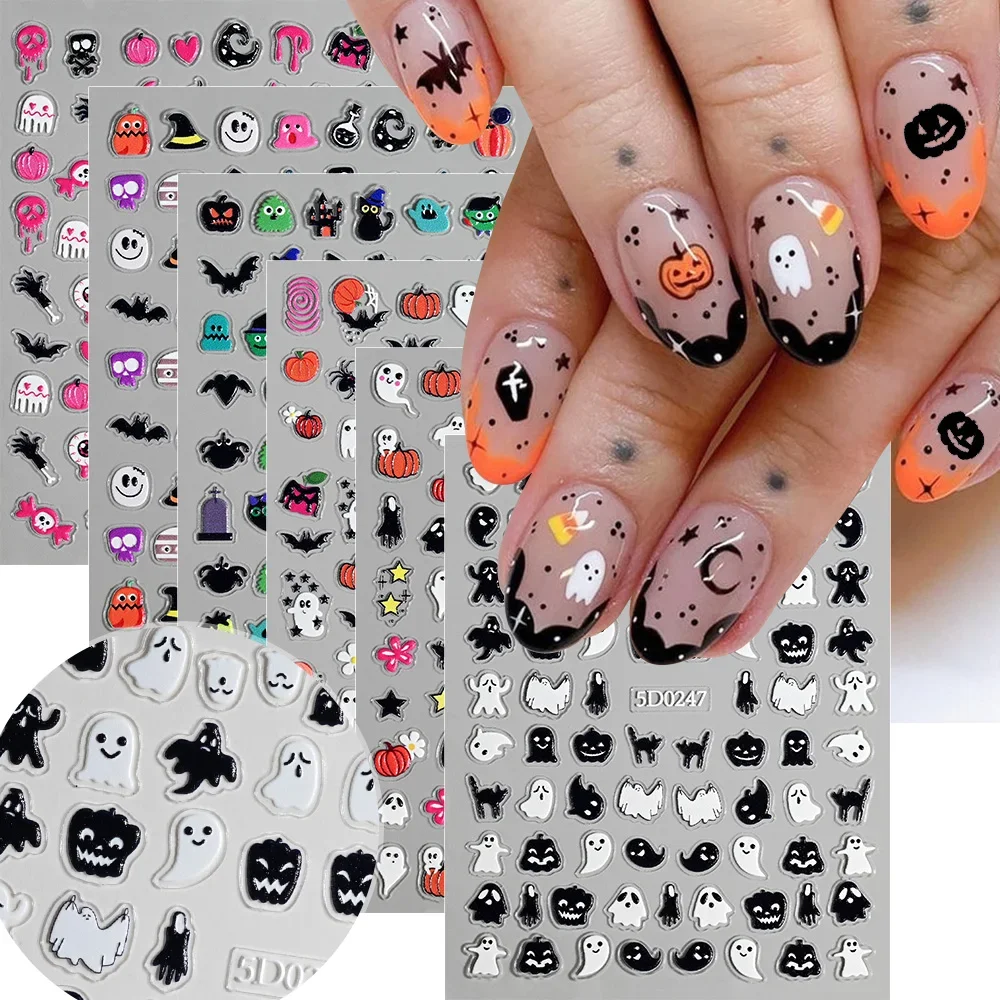 Nail Art Pink - 1 folha de adesivos de unhas