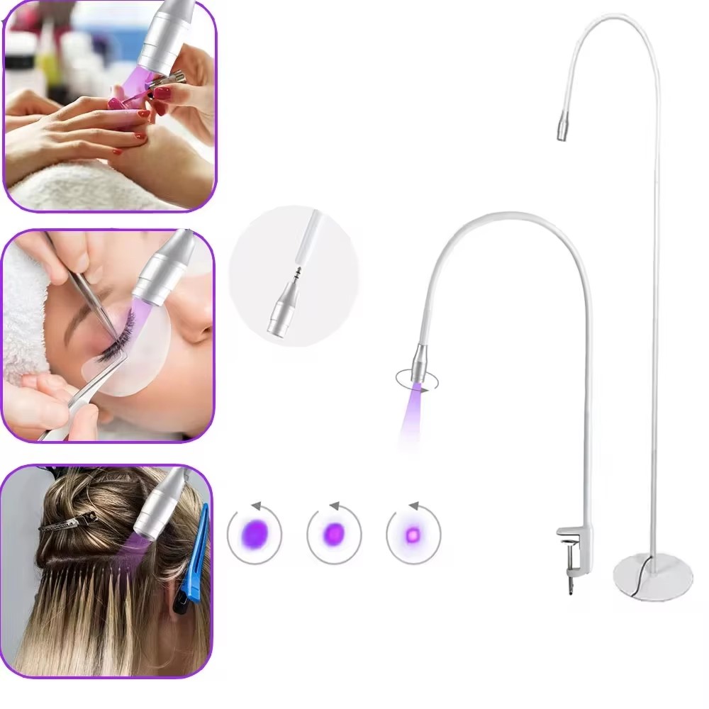 Nail Art Ombre - Cola uv para cílios, 5w, led,