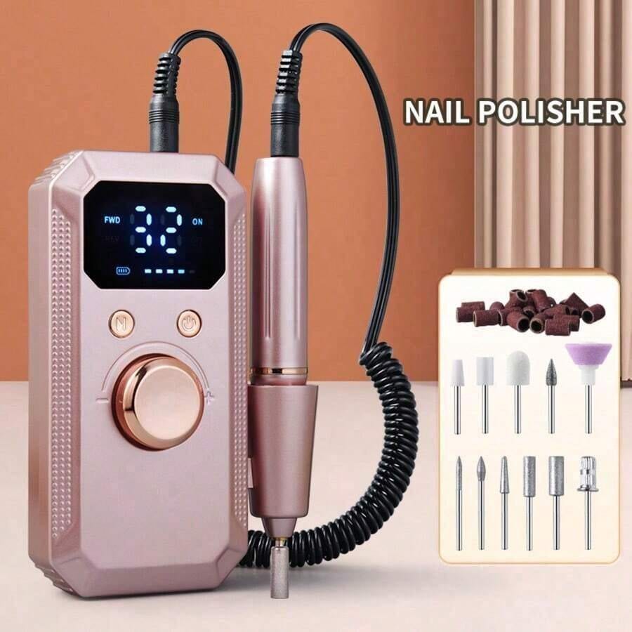 Nail Drill Machine - Lixadeira Elétrica Recarregável para Unhas 20.000