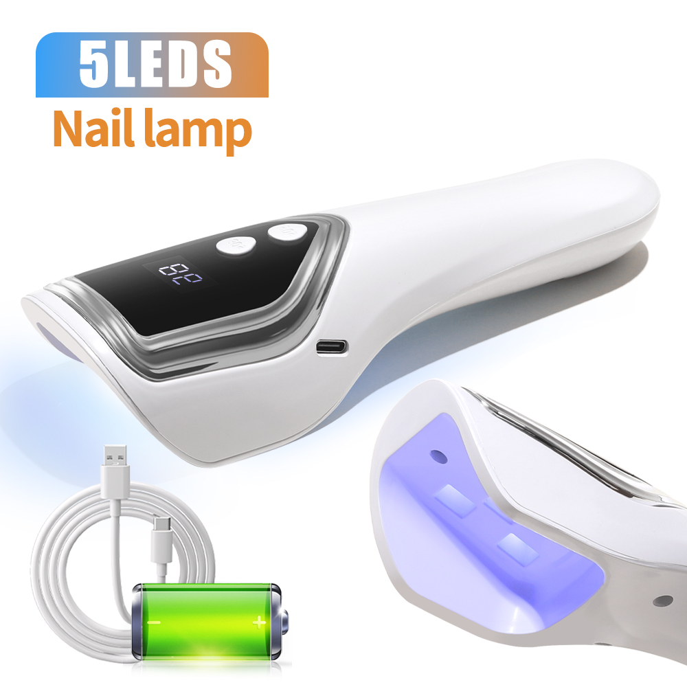 Nail Art Ombre - Lâmpada UV LED portátil para unhas,