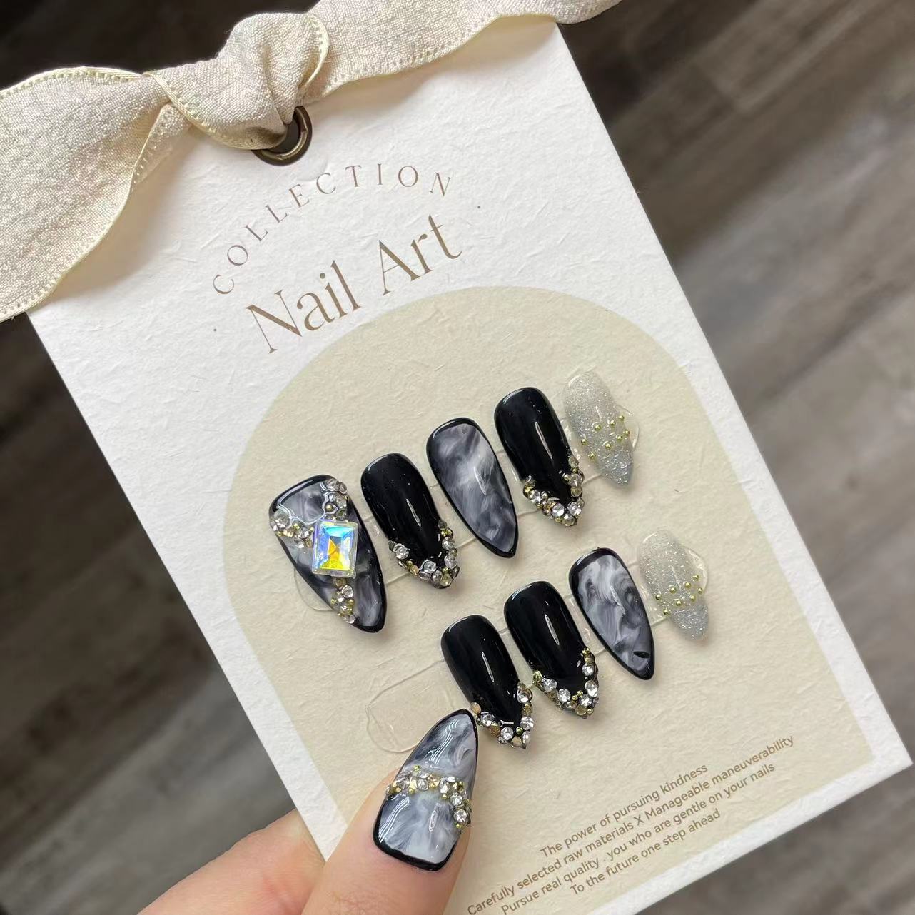 Imprensa artesanal em unhas fa - Nail Art Press On avaliação e preço