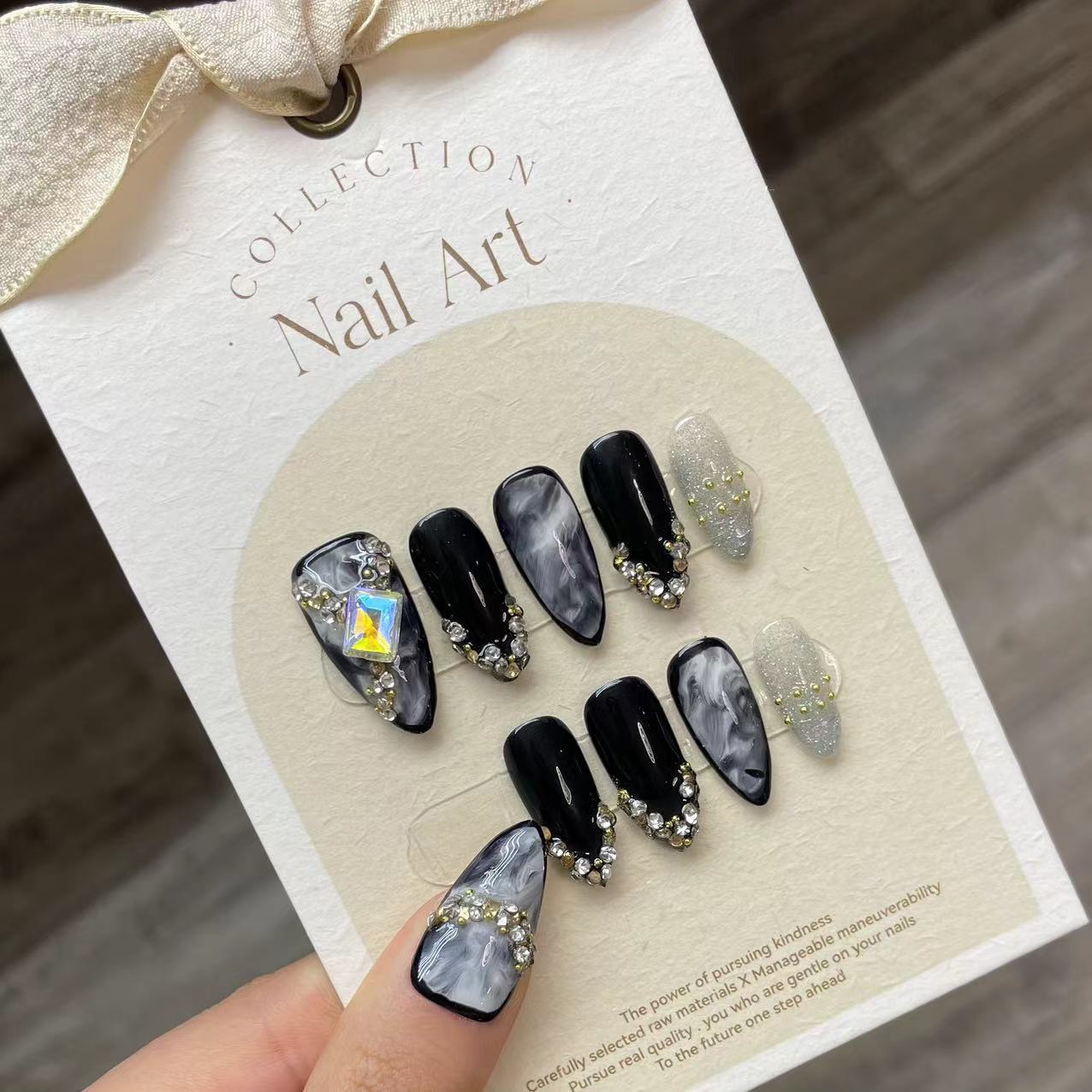 Imprensa artesanal em unhas fa - Nail Art Press On avaliação e preço