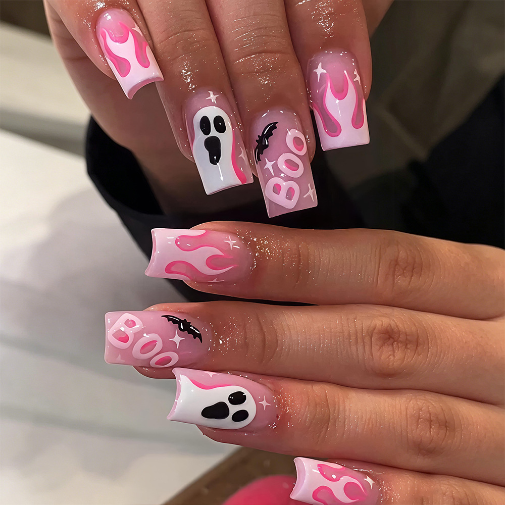 24 Unidades de Unhas Postiças  - Nail Art Pink avaliação e preço