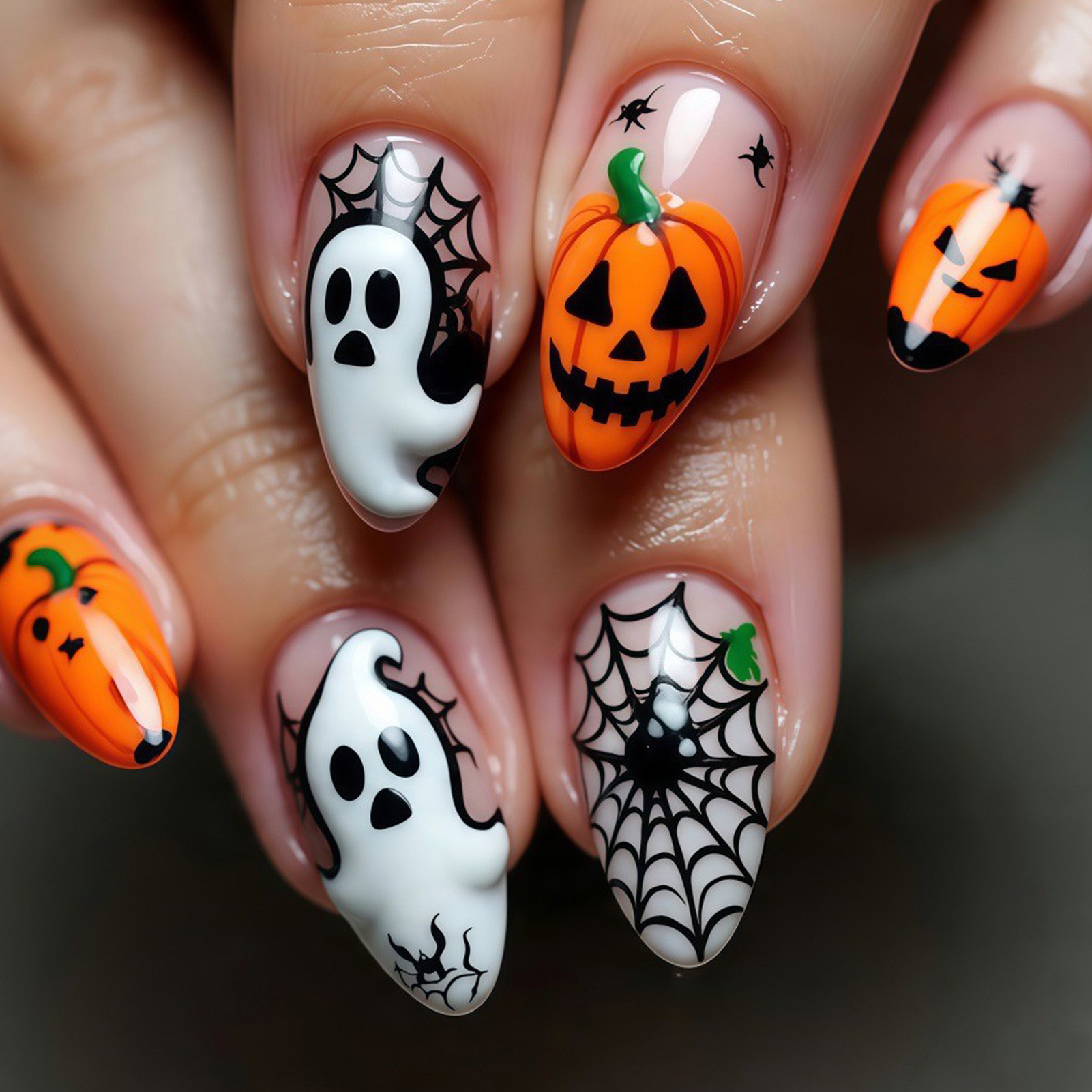 24 peças de unhas postiças de  - Nail Art Press On avaliação e preço