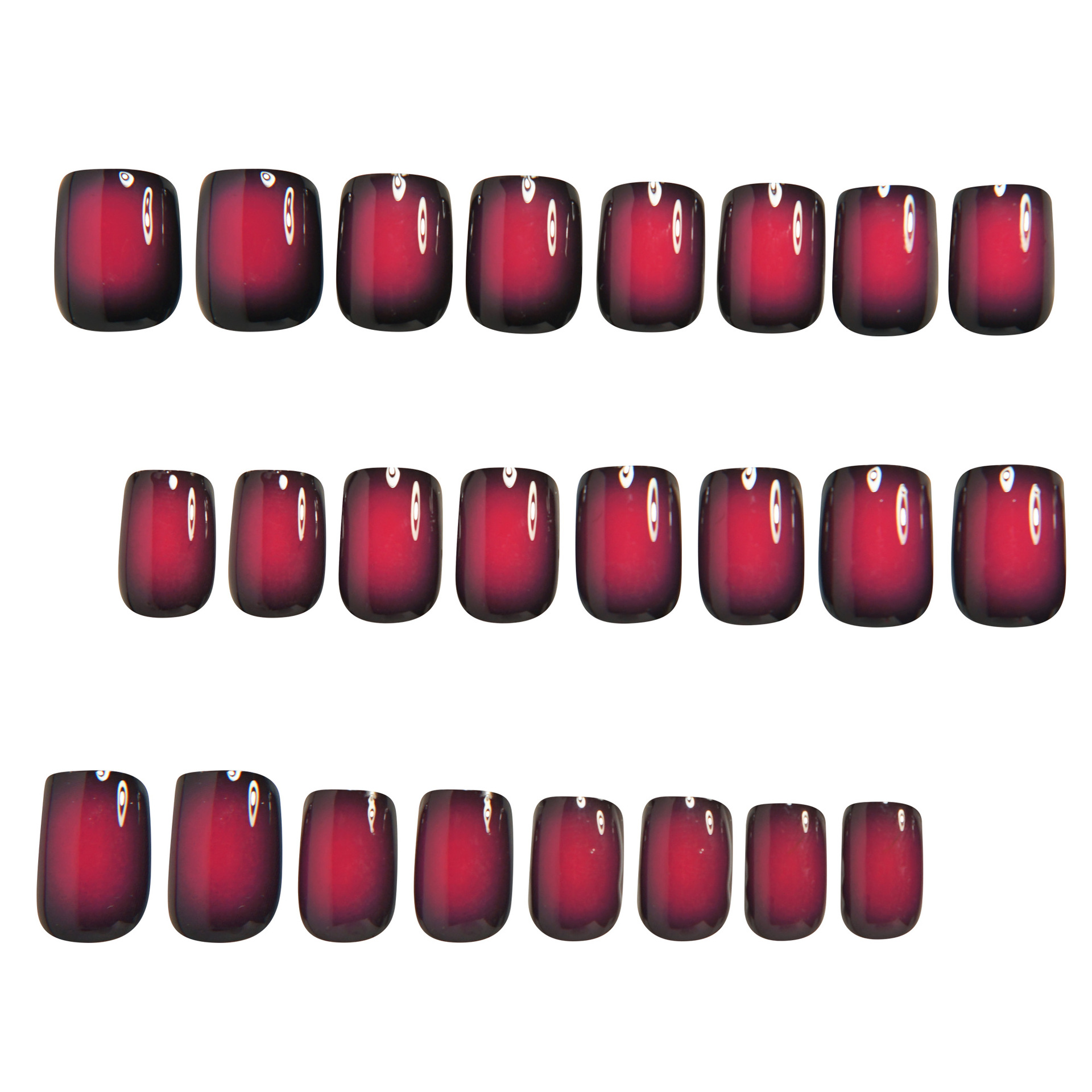 Unhas postiças curtas quadrada - Nail Art Pink avaliação e preço