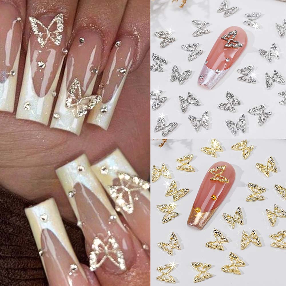 20 pçs 3d requintado oco borbo - Nail Art Valentines Day avaliação e preço