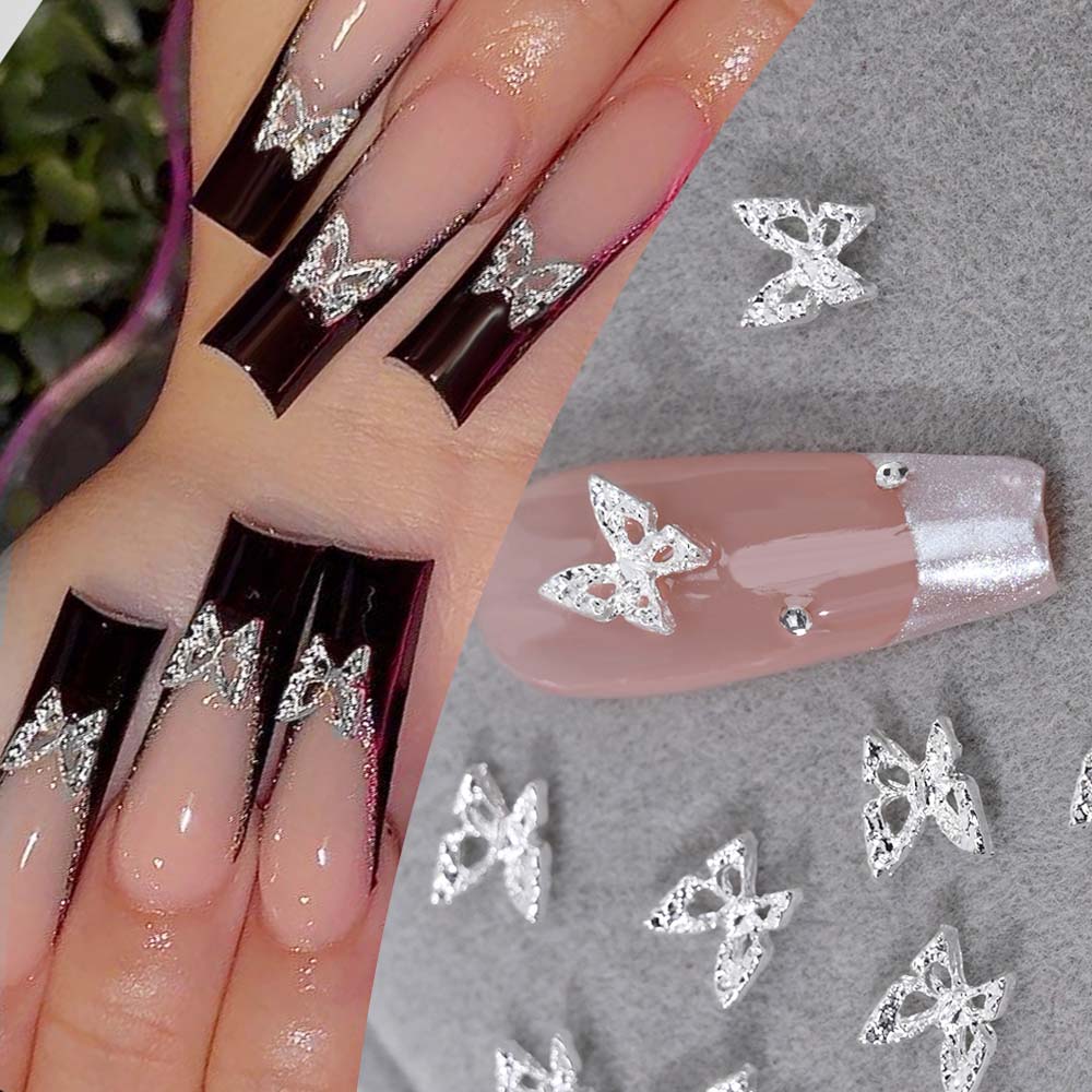 20 pçs 3d requintado oco borbo - Nail Art Valentines Day avaliação e preço