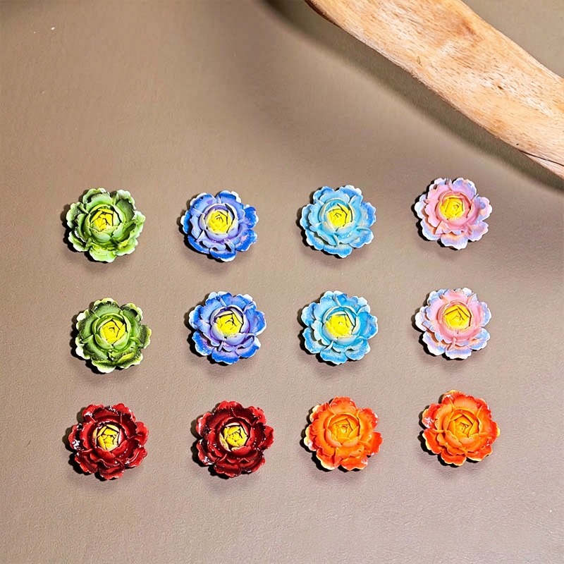 50 peças de cabochões de resin - Nail Art Ombre avaliação e preço